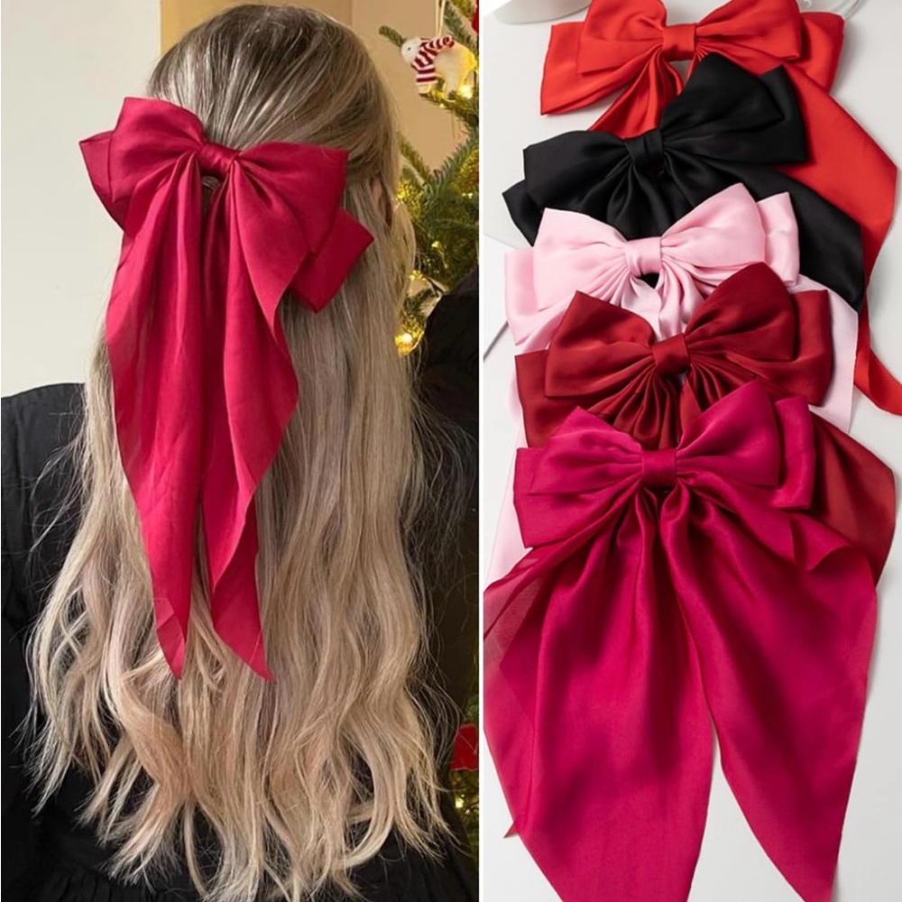 Big Satin Bows for Women/Girls